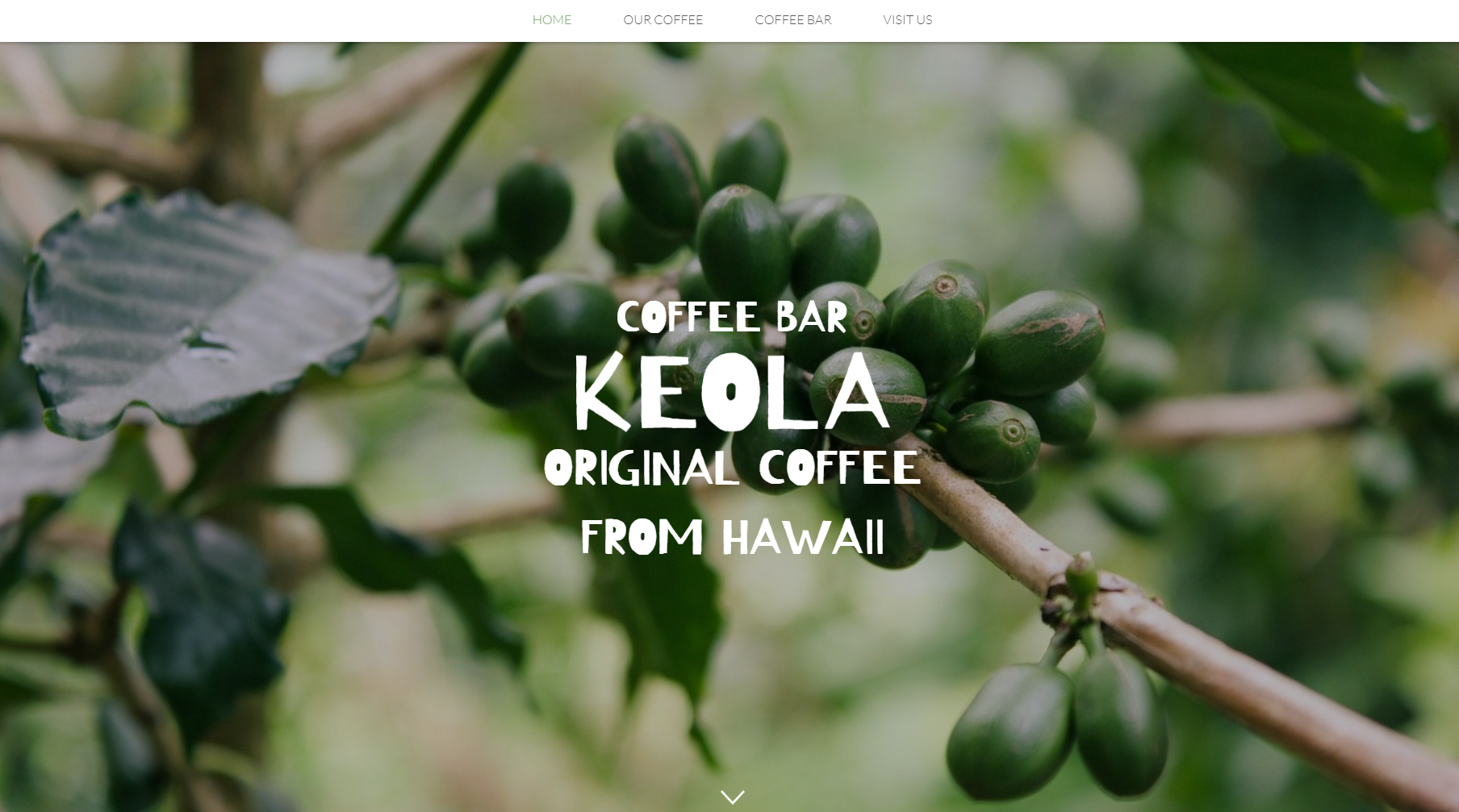 Coffee Bar Website by LoneSync Website Builder