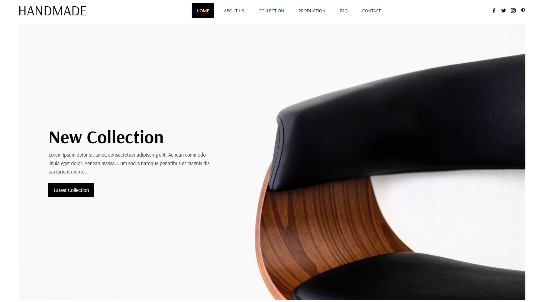 Handmade Furniture Design by LoneSync Website Builder