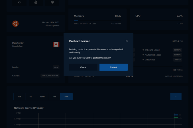 LoneSync Data Center Protect Server Dashboard LoneSync Data Center Protect Server Dashboard