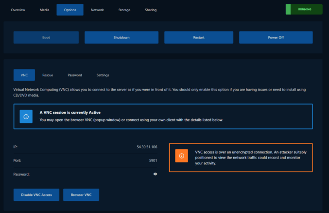 LoneSync Data Center VNC Console Dashboard LoneSync Data Center VNC Console Dashboard